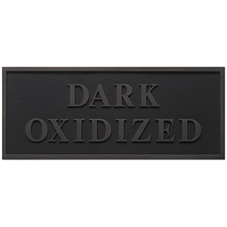 Dark Oxidized plaque option sample