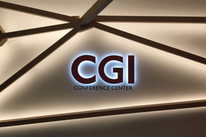 CGI Conference Center sign