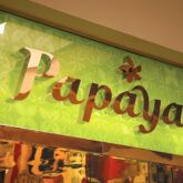 Papaya sign