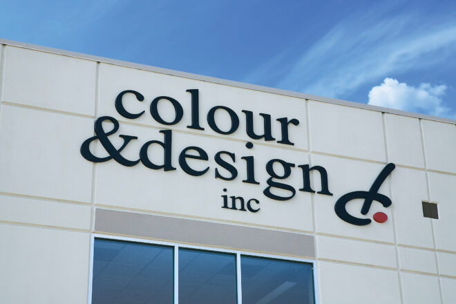 Color & Design sign