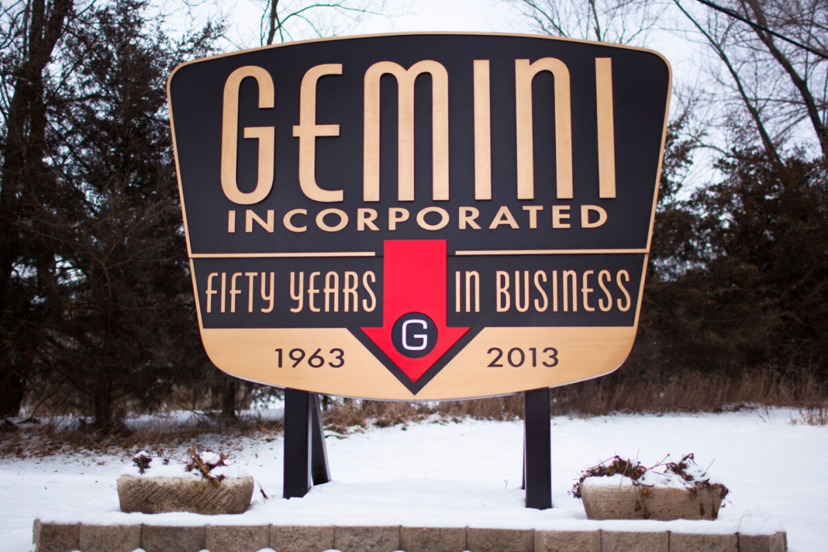 Exterior Signage Metal, Plastic & Illuminated Gemini