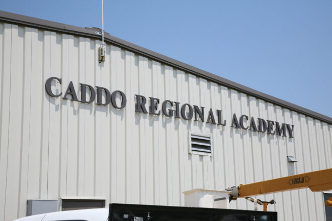 Caddo Regional Academy sign