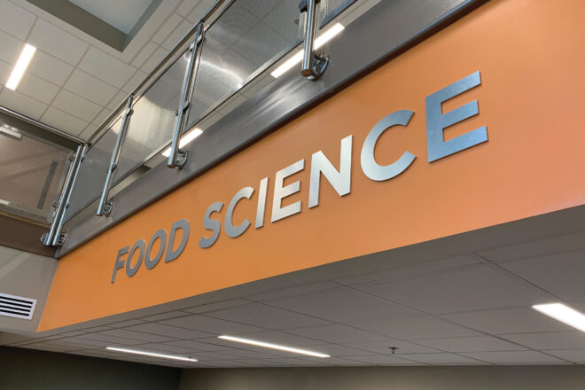 Food Science Administration sign