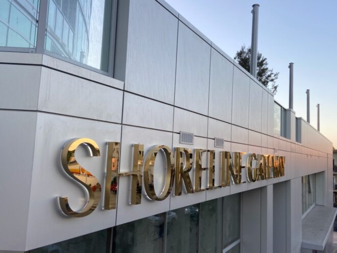 Fabricated metal letters